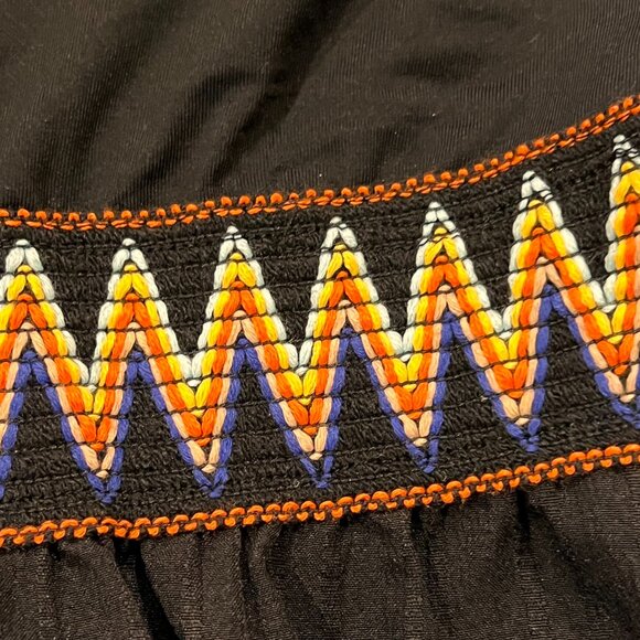 Beachsissi Chevron Crisscross Ruffled Midi Dress, NWT, XL - Picture 8 of 12